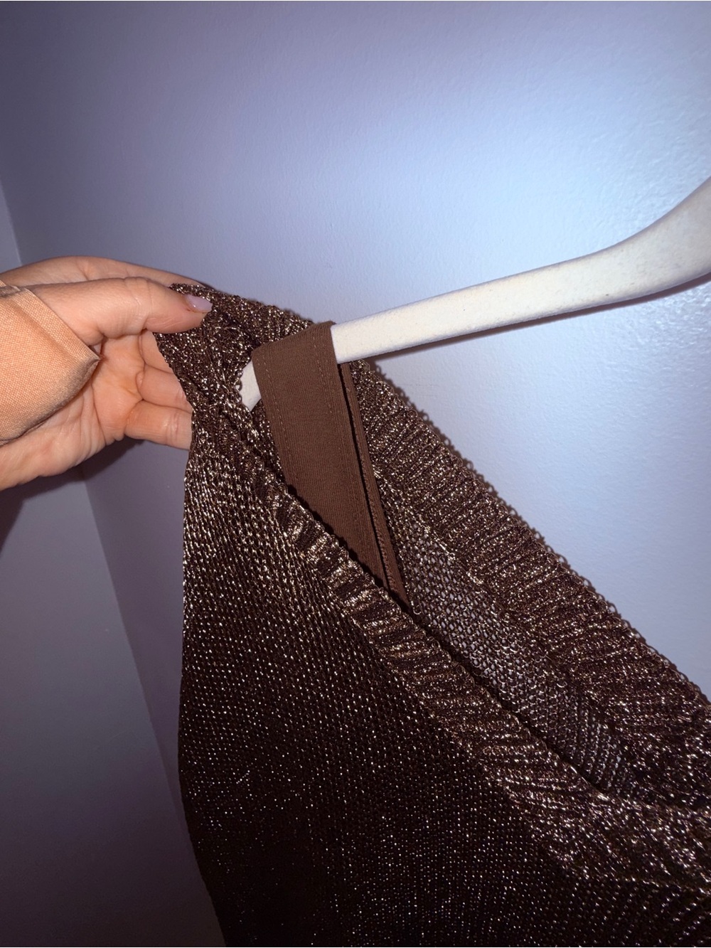 Tuckernuck Brown V-Neck Knit Midi Dress - Picture 6 of 9